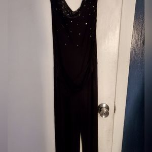 Sabra Black One Piece Pants suit